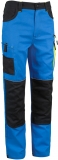 Pantaloni cu talie inalta, albastru / negru / galben, Comfort, Rock Safety