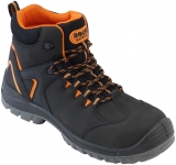 Bocanci de protectie S3, SRC, negru / portocaliu / gri, Master, Rock Safety 