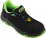 Pantofi de protectie S1P, SRC, ESD, negru / verde lime, Micpro, Rock Safety 