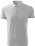 Tricou pique polo, 200 g/m2, pentru barbati, gri deschis, Rock Safety 