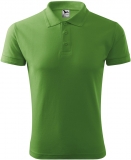 Tricou pique polo, 200 g/m2, pentru barbati, verde, Rock Safety