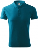 Tricou pique polo, 200 g/m2, pentru barbati, turcoaz inchis, Rock Safety 