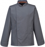 Jacheta bucatar, maneca lunga, gri slate, regular, Mesh Air Pro, Portwest 