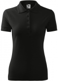 Tricou piqué polo, 200 g/m2, pentru femei, negru, Rock Safety 