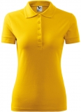Tricou piqué polo, 200 g/m2, pentru femei, galben, Rock Safety 