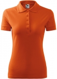 Tricou piqué polo, 200 g/m2, pentru femei, portocaliu, Rock Safety 