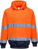 Tricou bicolor Hi-Vis, cu gluga, portocaliu/navy, Regular, Portwest 