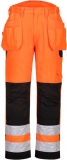 Pantaloni Service Hi-Vis, portocaliu/negru, regular, PW2, Portwest