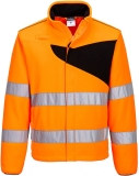 Jacheta Hi-Vis fleece, portocaliu/negru, regular, PW2, Portwest