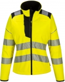 Jacheta Hi-Vis Softshell, pentru femei, galben/negru, Regular, Portwest