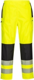 Pantaloni de ploaie Hi-Vis, pentru femei, galben/negru, Regular, PW3, Portwest