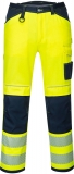 Pantaloni de lucru Hi-Vis, galben/navy, small, PW3, Portwest