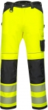 Pantaloni de lucru Hi-Vis, galben/negru, small, PW3, Portwest