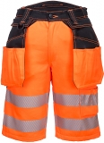 Pantaloni scurti Hi-Vis holster, portocaliu/negru, regular, PW3, Portwest