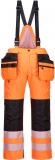 Pantaloni Hi-Vis de iarna, portocaliu/negru, regular, PW3, Portwest