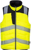 Vesta reversibila Hi-Vis, galben/negru, regular, PW3, Portwest
