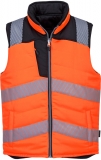 Vesta reversibila Hi-Vis, portocaliu/negru, regular, PW3, Portwest