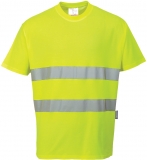 Tricou Hi-Vis, galben, regular, Cotton Comfort, Portwest