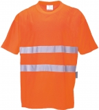 Tricou Hi-Vis, portocaliu, regular, Cotton Comfort, Portwest