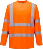 Tricou cu maneci lungi Hi-Vis, portocaliu, regular, Portwest