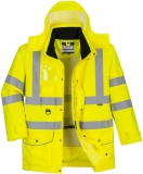 Jacheta Hi-Vis 7-in-1, galben, regular, Traffic, Portwest