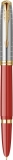 Stilou 51 Royal premium 18k, red rage GT, Parker