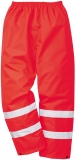 Pantaloni Hi-Vis, rosu, regular, traffic, Portwest