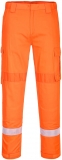 Pantaloni usori, portocaliu, regular, Bizflame Plus, Portwest