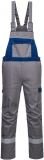Pantaloni cu piptar Bizflame Ultra Two Tone, gri, regular, Portwest