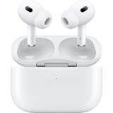 Casti wireless Airpods Pro (2nd generation) alb, carcasa cu incarcare wireless, Apple