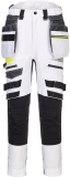 Pantaloni cu buzunare Holster, pentru femei, alb, regular, DX4, Portwest