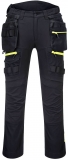 Pantaloni cu buzunare Holster, pentru femei, negru, regular, DX4, Portwest
