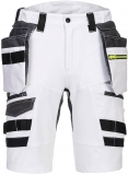 Pantaloni scurti cu buzunare Holster, alb, regular, DX4, Portwest