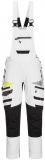 Pantaloni cu pieptar, alb/gri, regular, DX4, Portwest