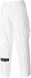 Pantaloni pentru zugravi, alb, tall, Portwest