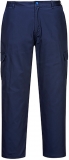 Pantaloni ESD antistatici, navy, regular, Portwest