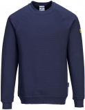 Hanorac ESD antistatic, navy, regular, Portwest