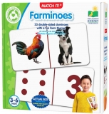 Puzzle domino animale de la ferma, The learning journey