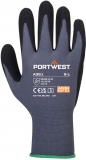 Manusi DermiFlex Ultra Plus, gri/negru, Portwest
