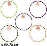 Cerc Hula Hoop, glitter, 60-72-78 cm, 36 buc/set