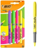 Evidentiatoare BIC Highlighter Grip NEON 4/set