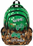 Ghiozdan ergonomic St.Right, 3 compartimente, Game Zone