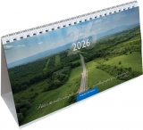 Calendar de birou, peisaje 2026