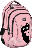 Ghiozdan ergonomic St.Right, 3 compartimente, Purrfect Love