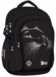 Ghiozdan ergonomic St.Right, 4 compartimente, Black Cat