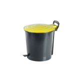 Cos colectare selectiva plastic si metal cu pedala 10 L Ergo