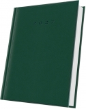 Agenda datata 2027 Herlitz, A5, 352 pagini, coperta buretata, culoare verde