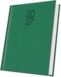 Agenda datata Tucson 2027 Herlitz, A5, 352 pagini, coperta buretata, culoare verde smarald