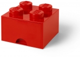 Cutie depozitare 40051730 LEGO 2x2 cu sertar, rosu