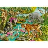 Puzzle Padure In India, 60 Piese Ravensburger